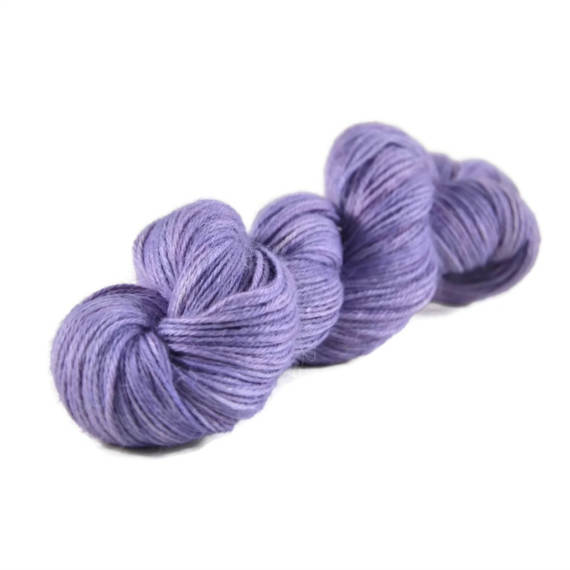 Purple Alpaca Yarn Silk